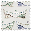 Jurassic Joust, Bunting Knightly - Twist&Fit Roller Blind